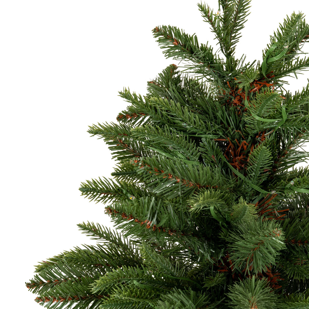 Ryal Pre-Lit Fir Tree in Rattan Pot