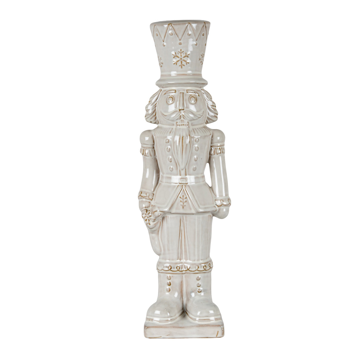 Whalton Ceramic Nutcracker with Stocking