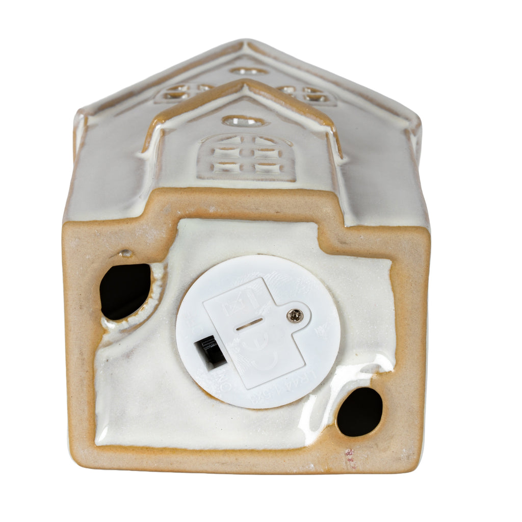 Hepple Ceramic Townhouse with LED Light