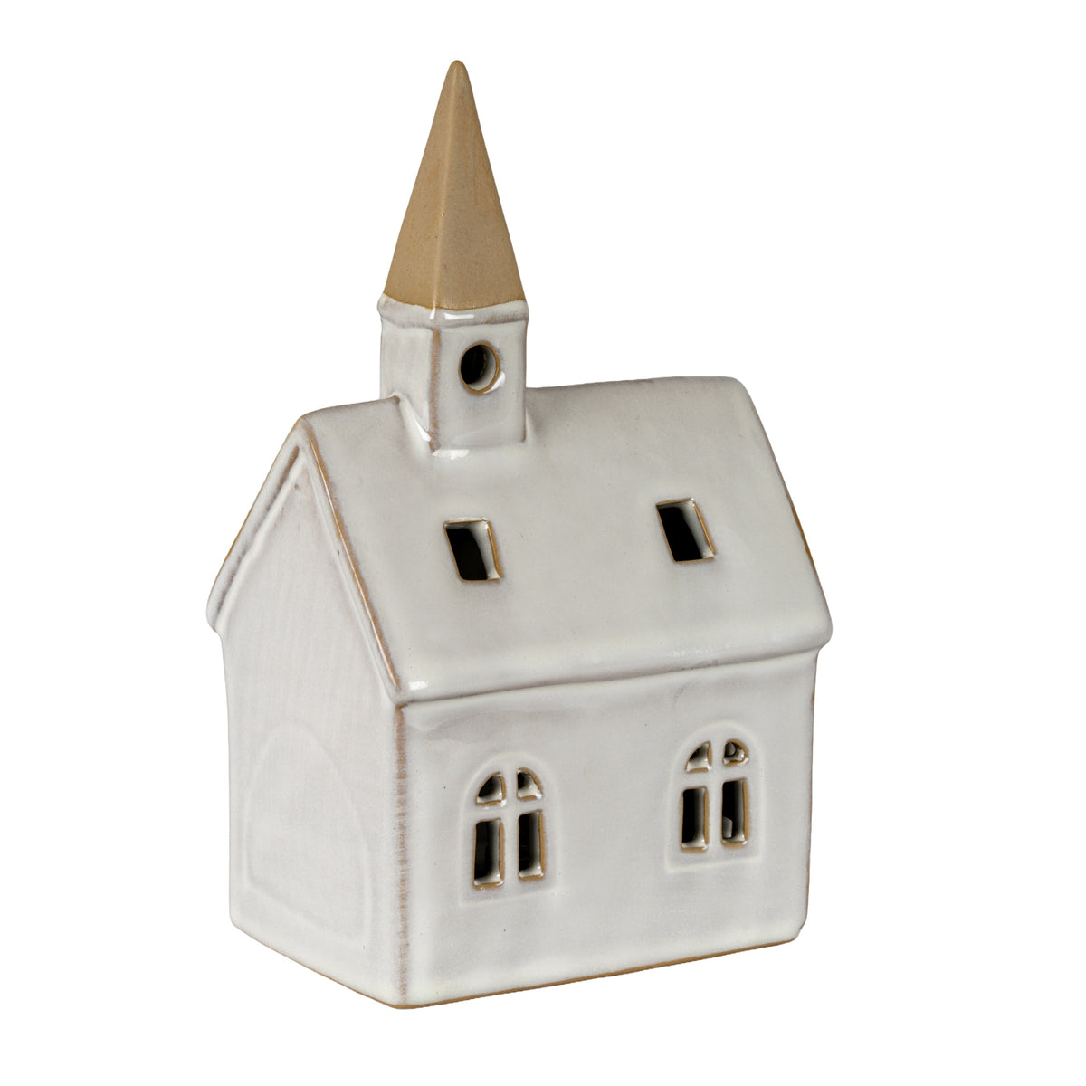 Alora Ceramic Church With LED Light