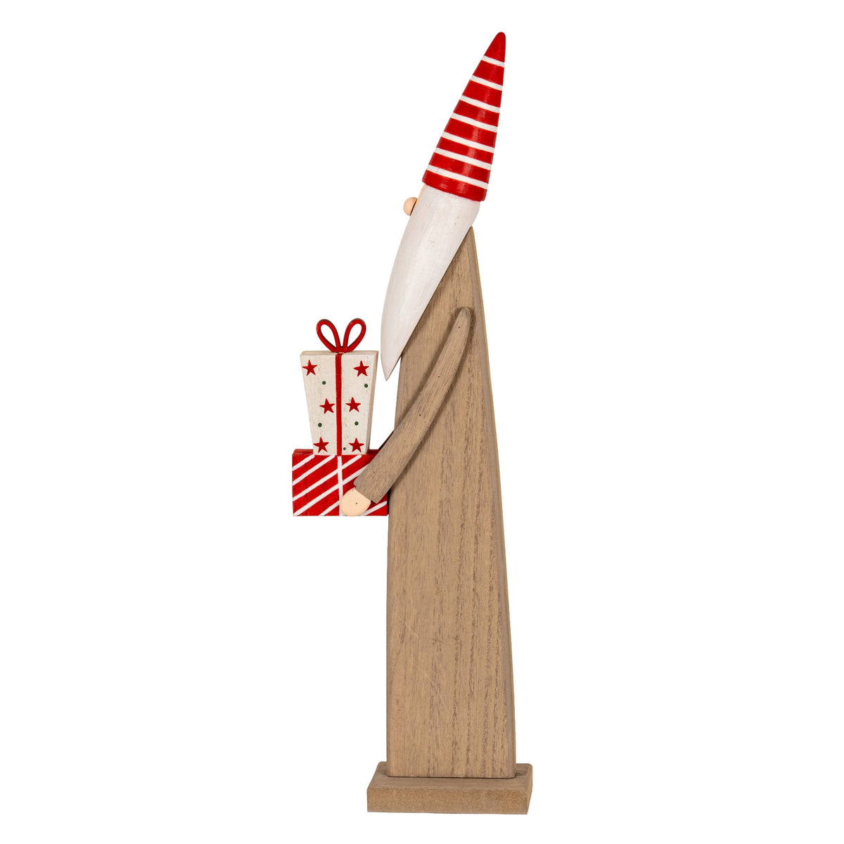 Biddlestone Wooden Christmas Elf with Presents