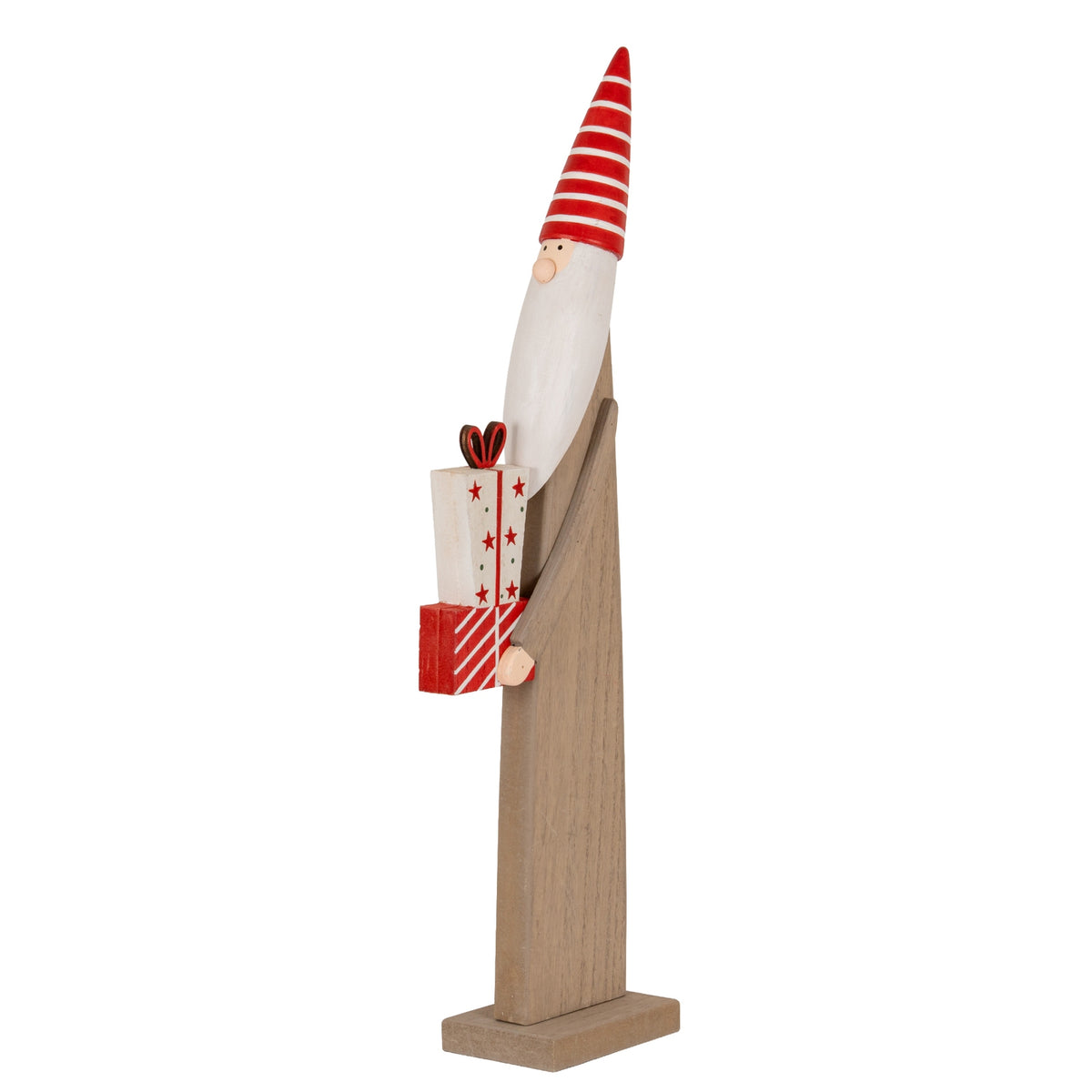 Biddlestone Wooden Christmas Elf with Presents