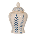 Eglingham Blue Floral Ceramic Ginger Jar
