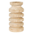Whittonstall Ribbed Wooden Vase