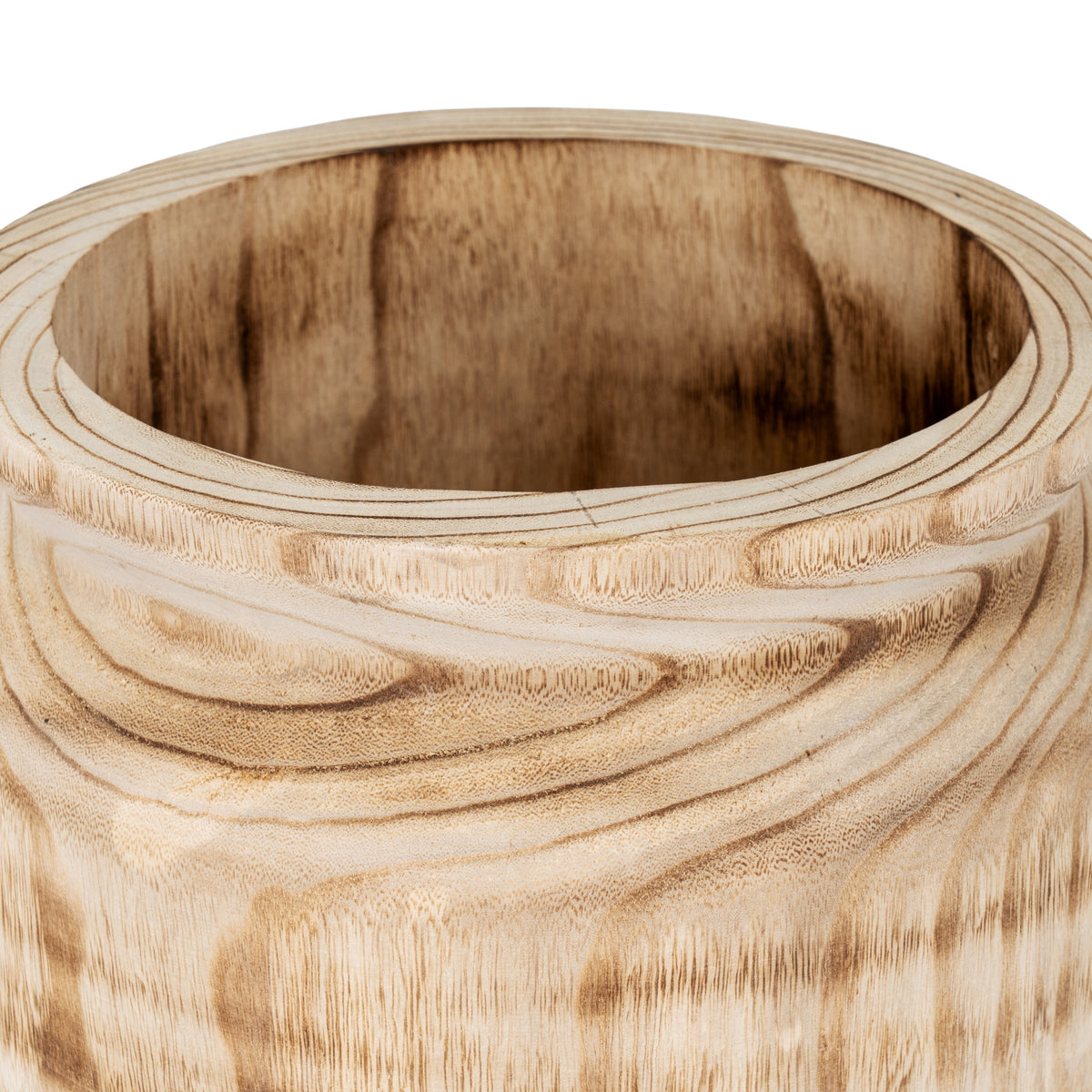 Hedley Large Wooden Urn Vase
