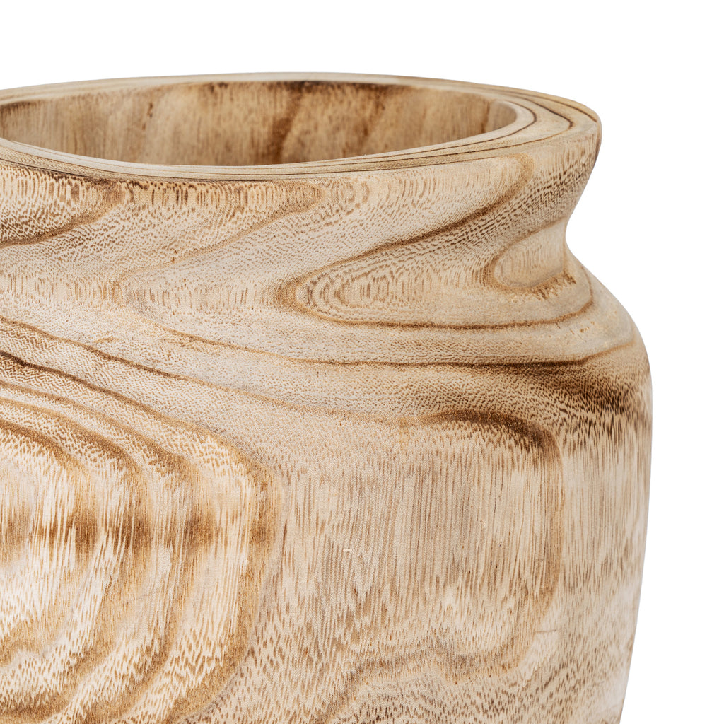 Broomhaugh Wooden Urn Vase