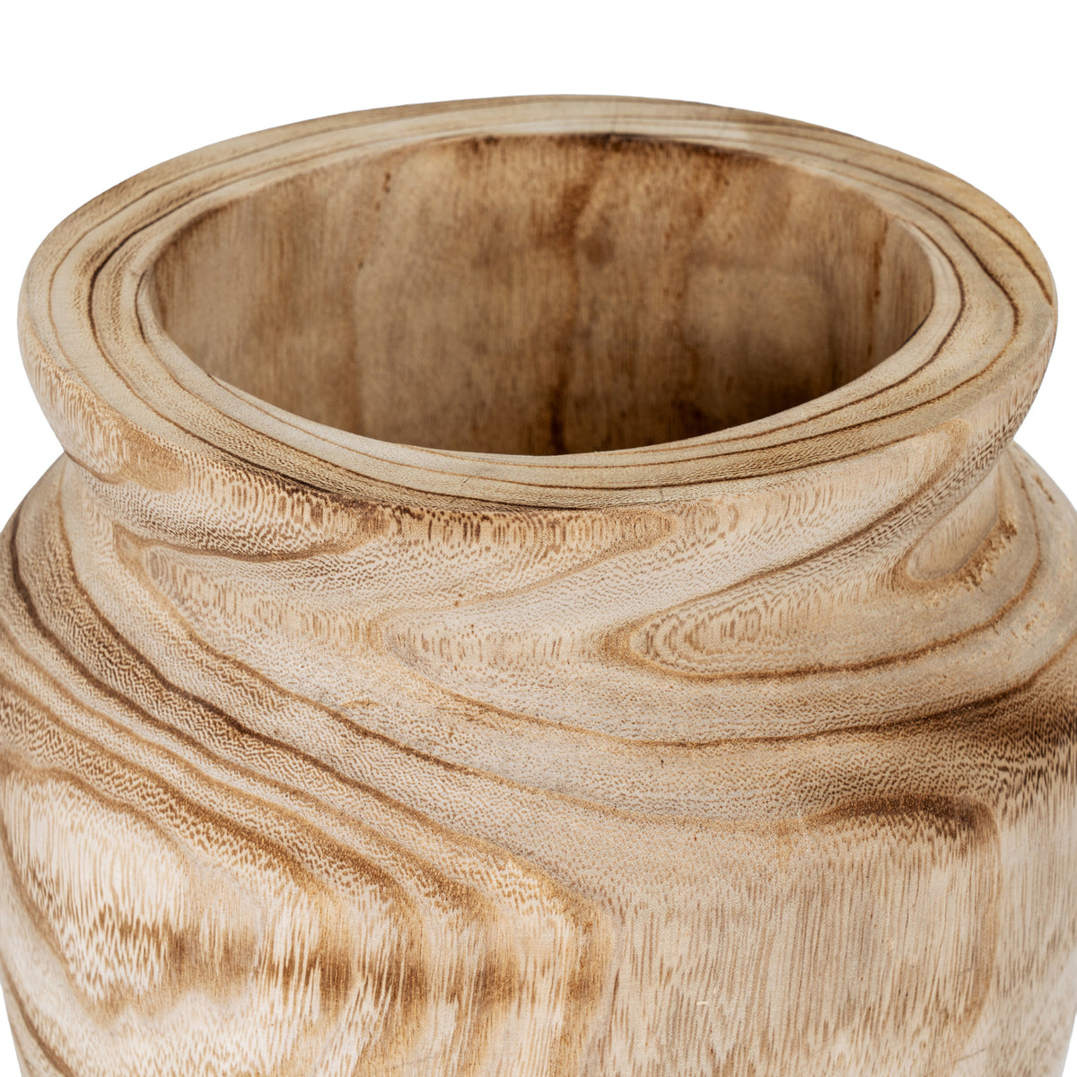 Broomhaugh Wooden Urn Vase