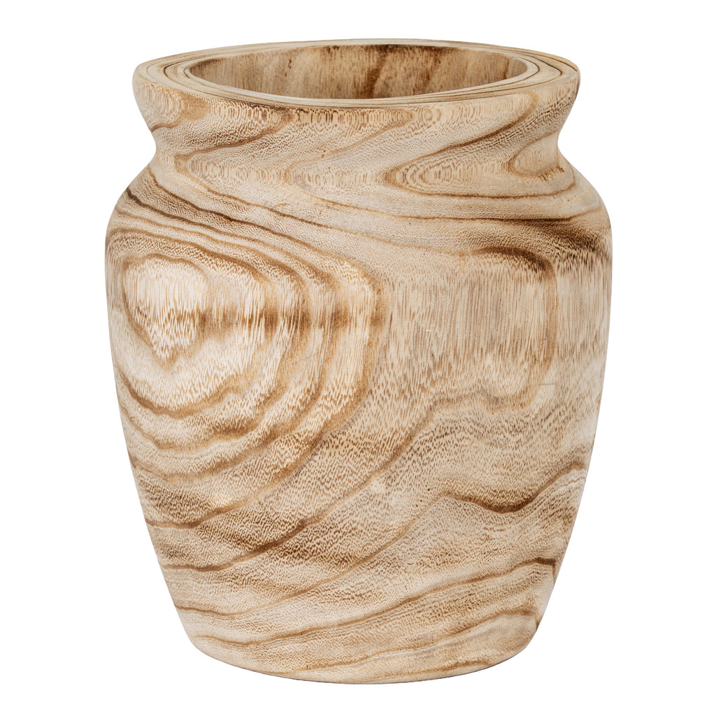 Broomhaugh Wooden Urn Vase