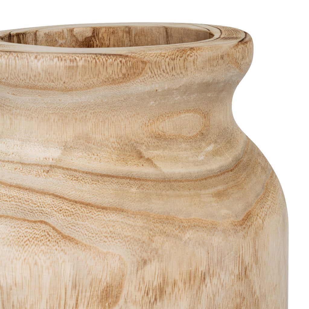 Eltringham Tall Wooden Urn Vase