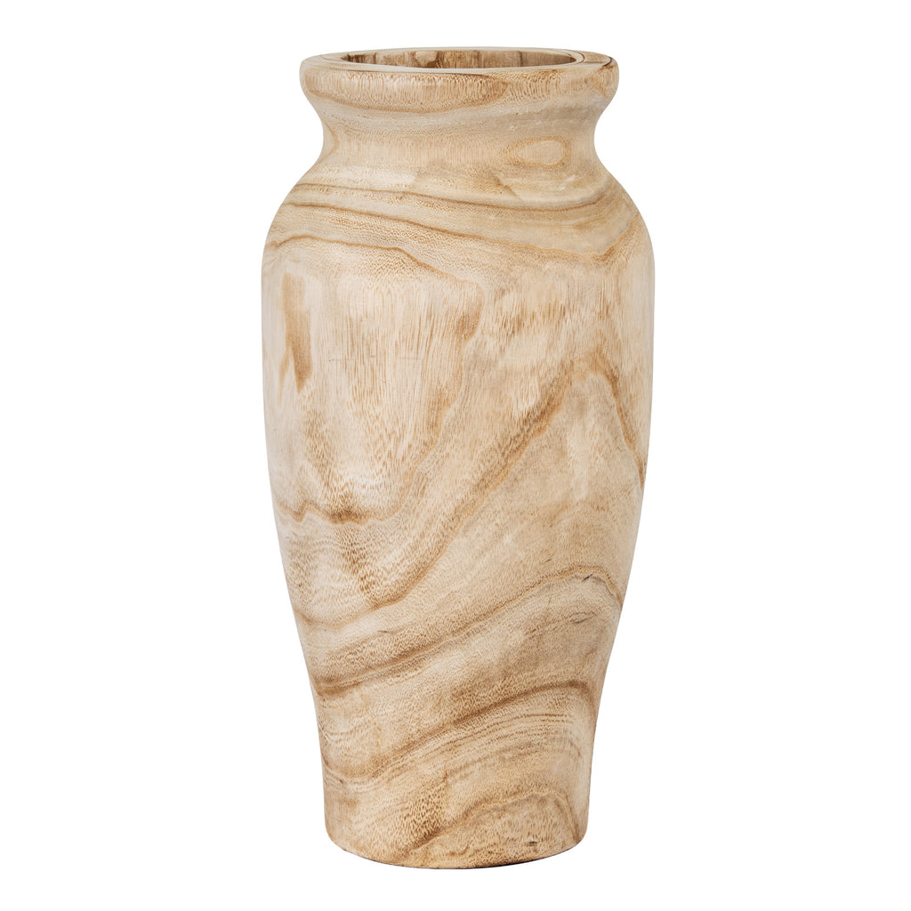 Eltringham Tall Wooden Urn Vase