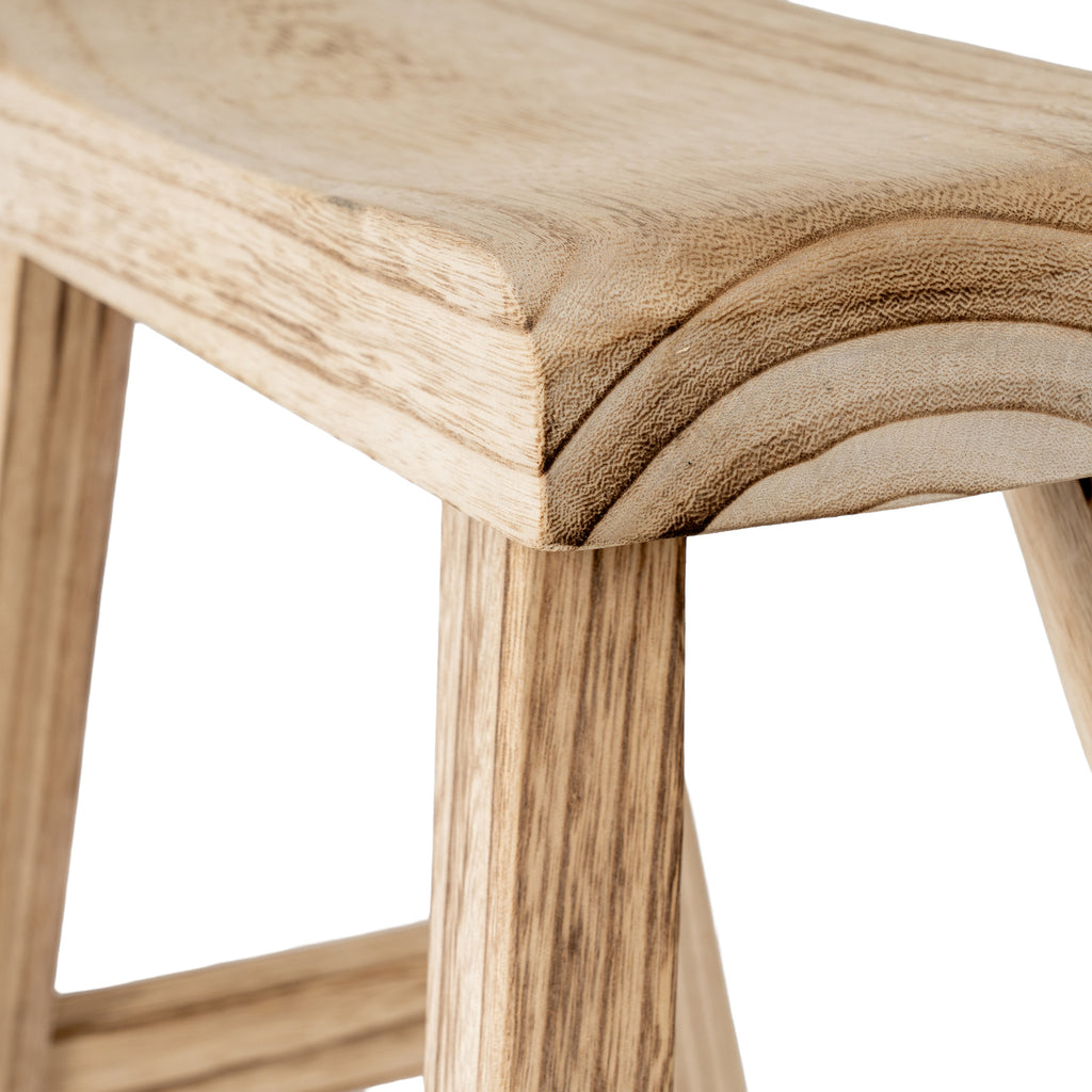 Keenley Large Wooden Stool