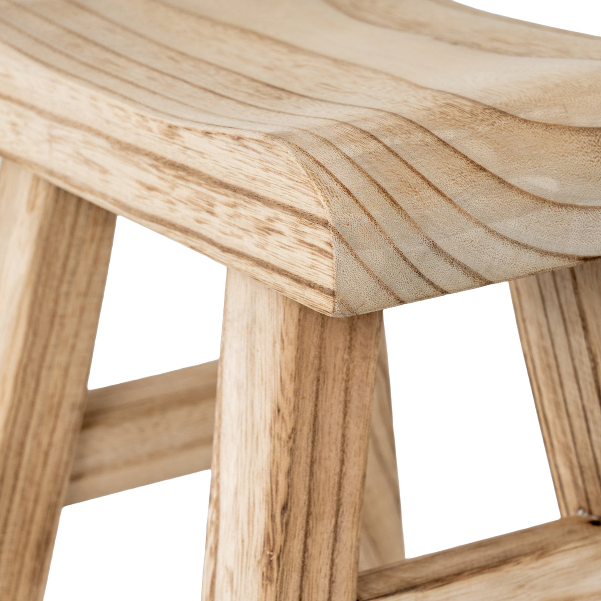 Whitley Small Wooden Stool