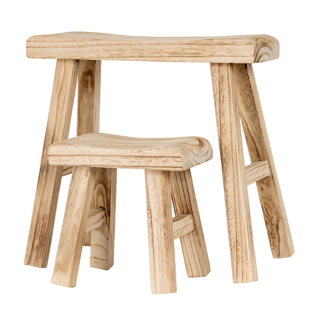 Whitley Small Wooden Stool