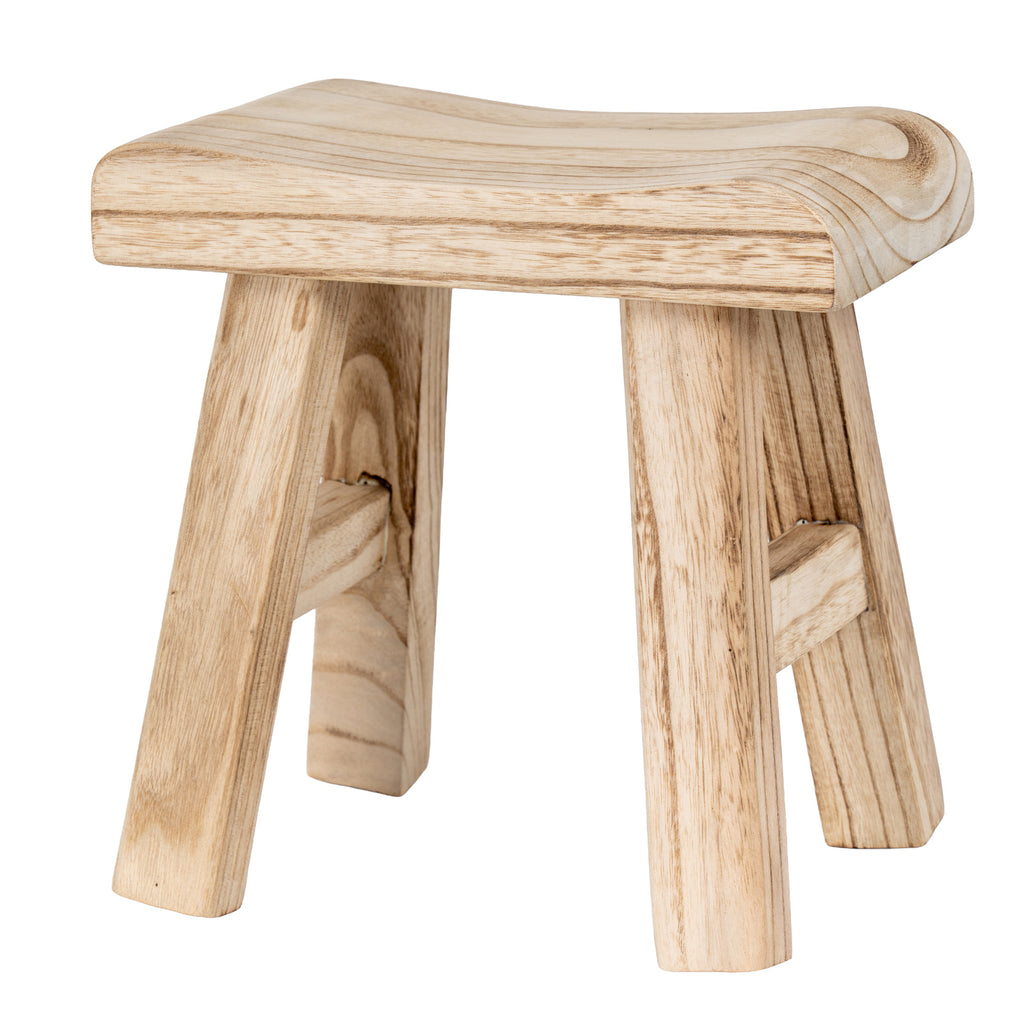 Whitley Small Wooden Stool