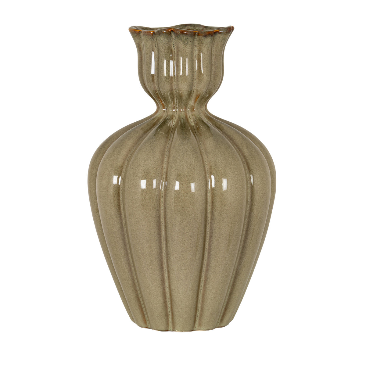 Espershields Small Sage Ceramic Vase
