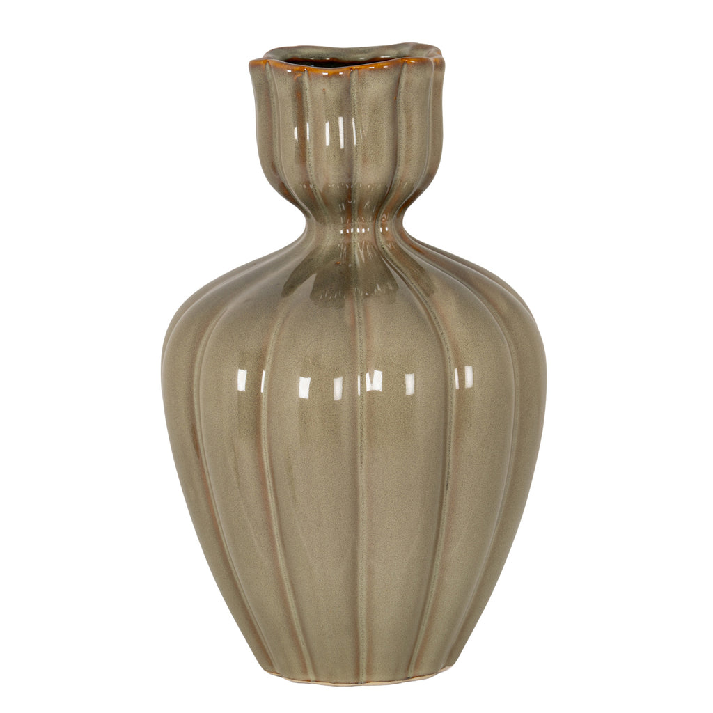 Newbrough Large Sage Ceramic Vase