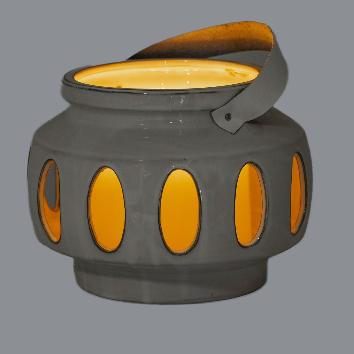 Warden Large Ceramic Oval Window Lantern
