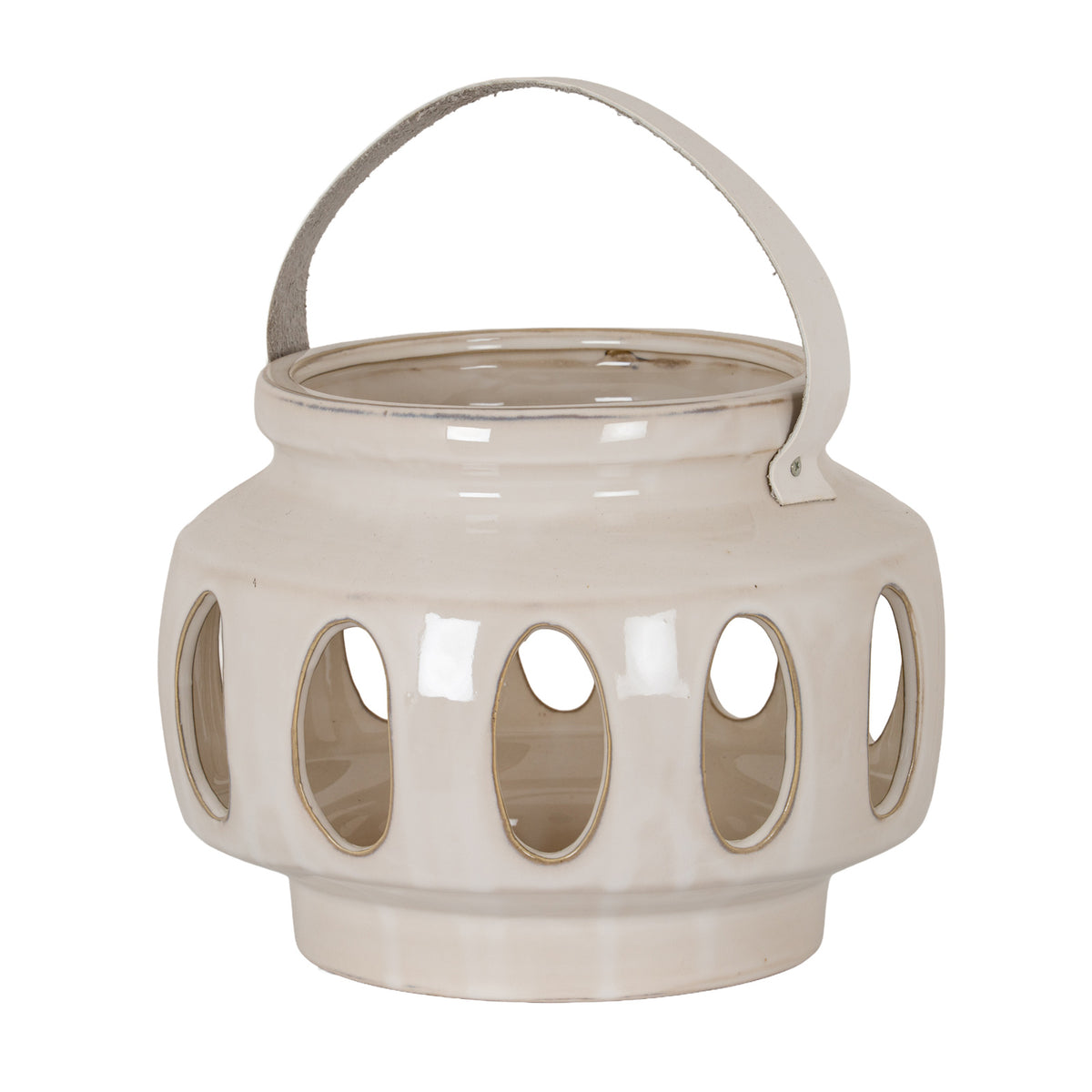 Warden Large Ceramic Oval Window Lantern