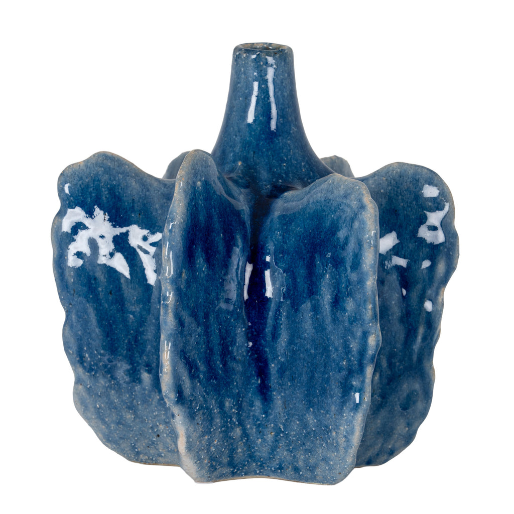 Sewingshields Medium Blue Statement Vase
