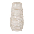 Staward Medium Ribbed Ceramic Column Vase