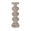 Thornley Medium Grey Ceramic Candlestick