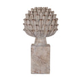 Bavington Large Artichoke on Plinth