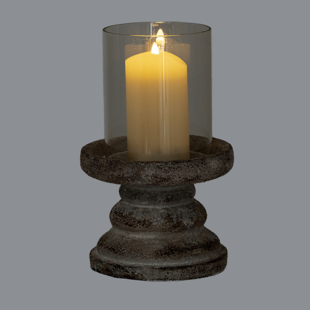 Nafferton Medium Grey Hurricane Lantern