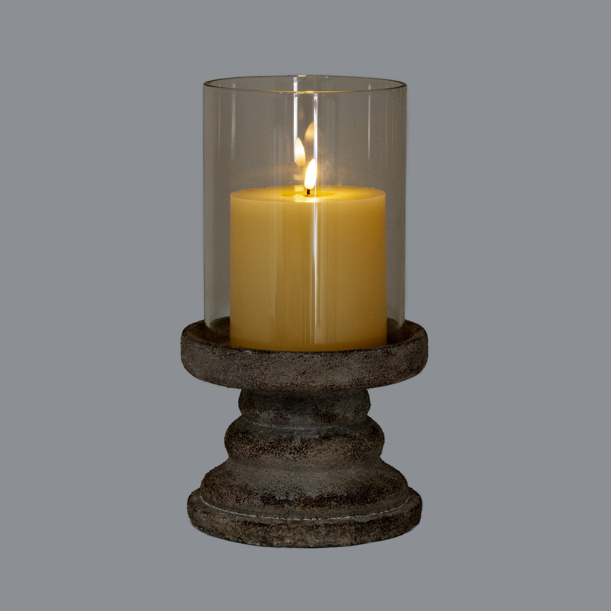 Eachwick Large Grey Hurricane Lantern