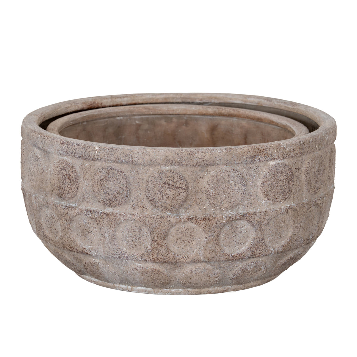 Callerton Medium Grey Ceramic Bowl Pot