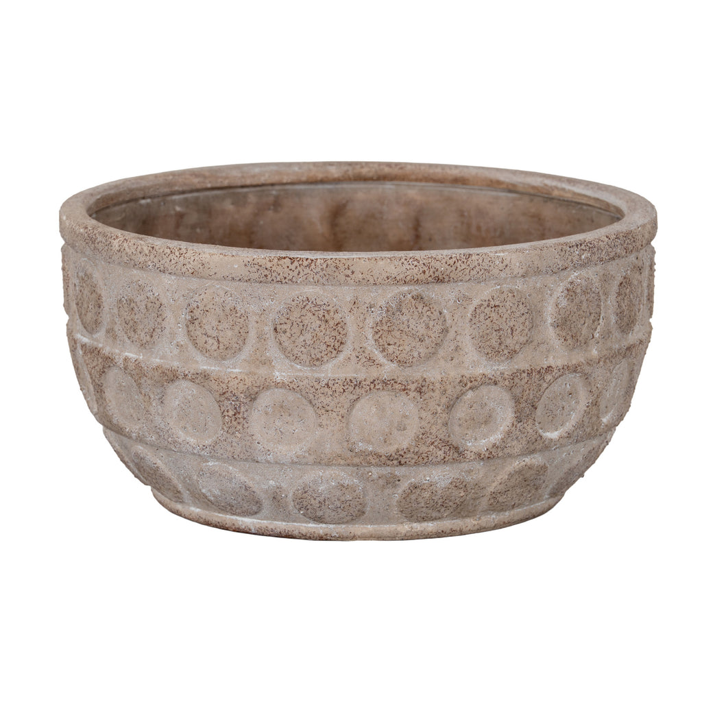 Callerton Medium Grey Ceramic Bowl Pot