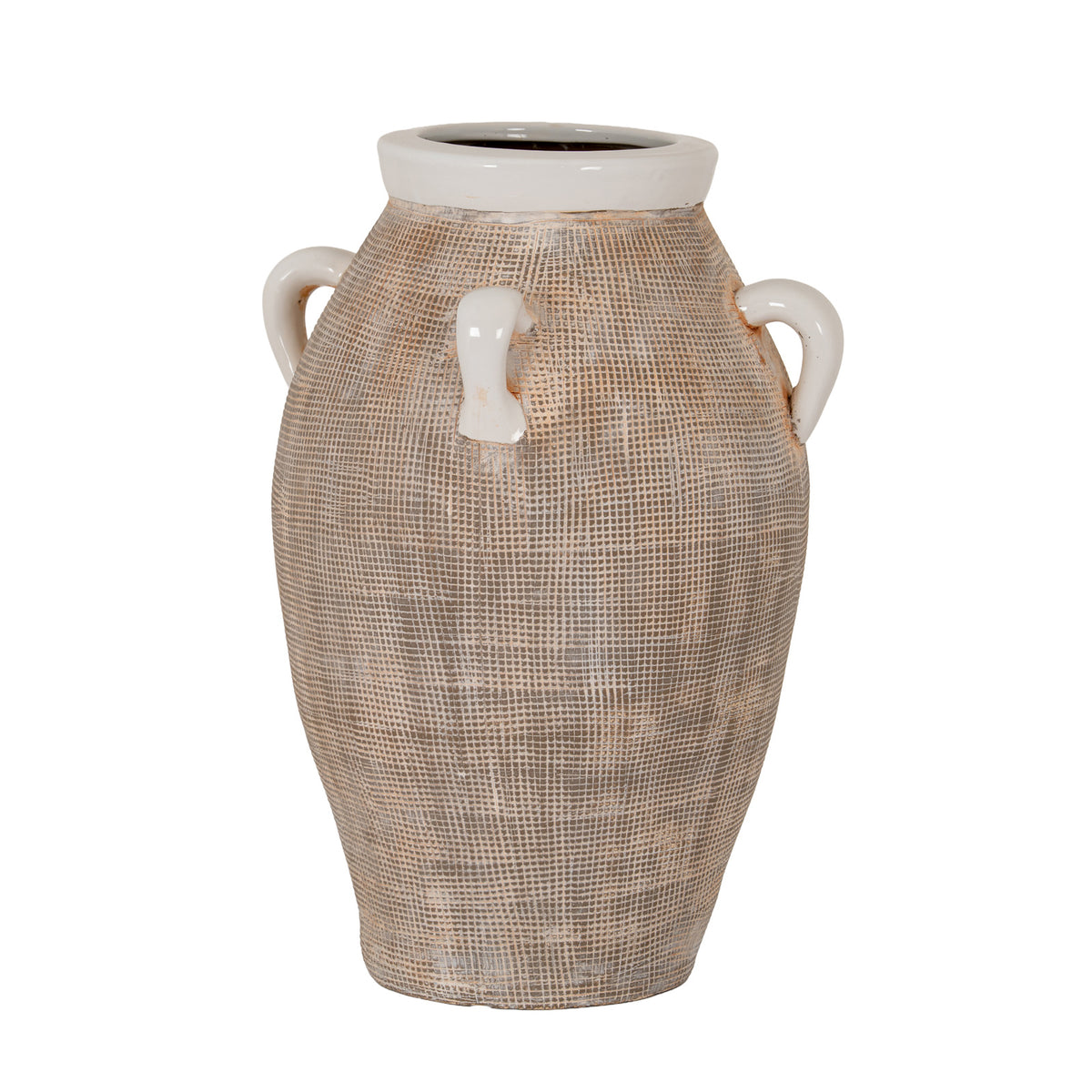 Ancroft Large Grey Ceramic Urn Vase