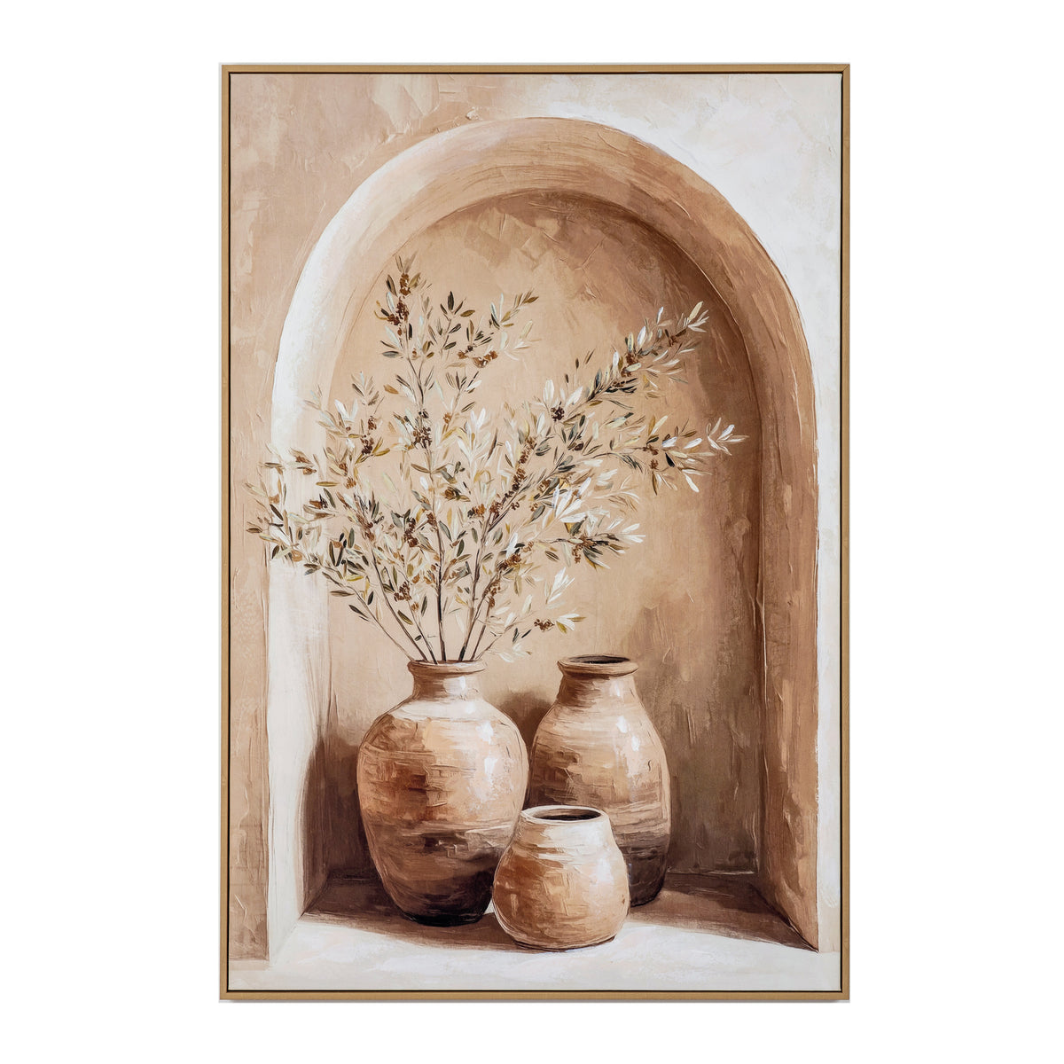 Duddo Hand Painted Framed Canvas