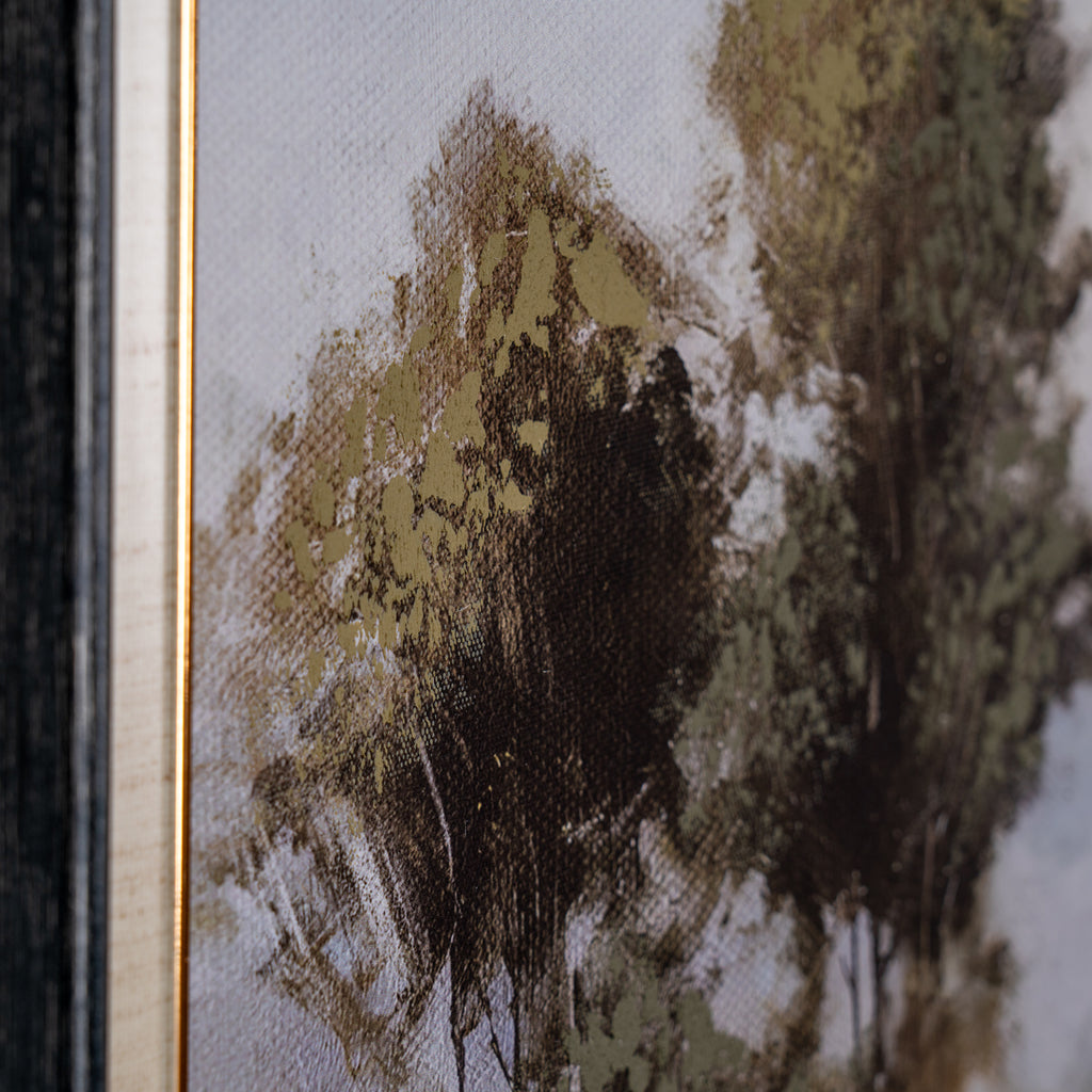 Brinkburn Spring Landscape Framed Canvas