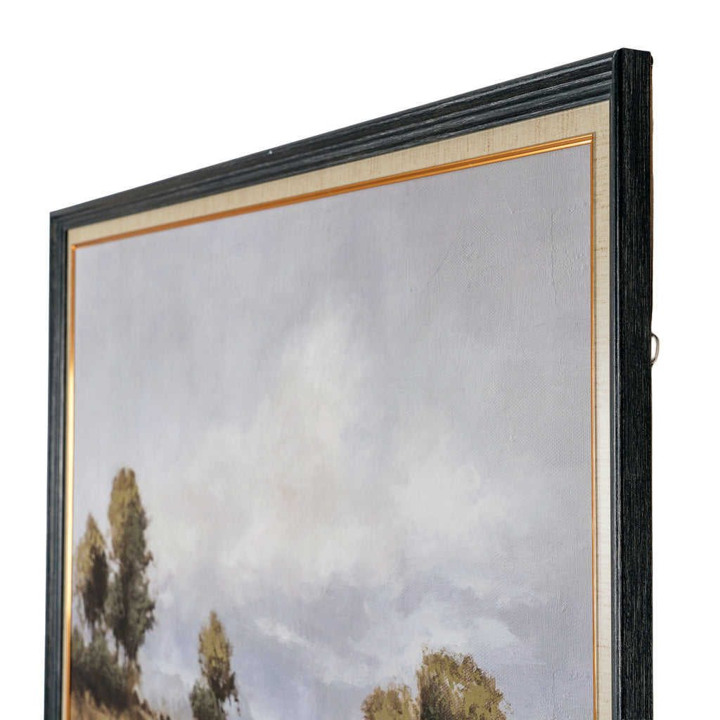 Brinkburn Spring Landscape Framed Canvas