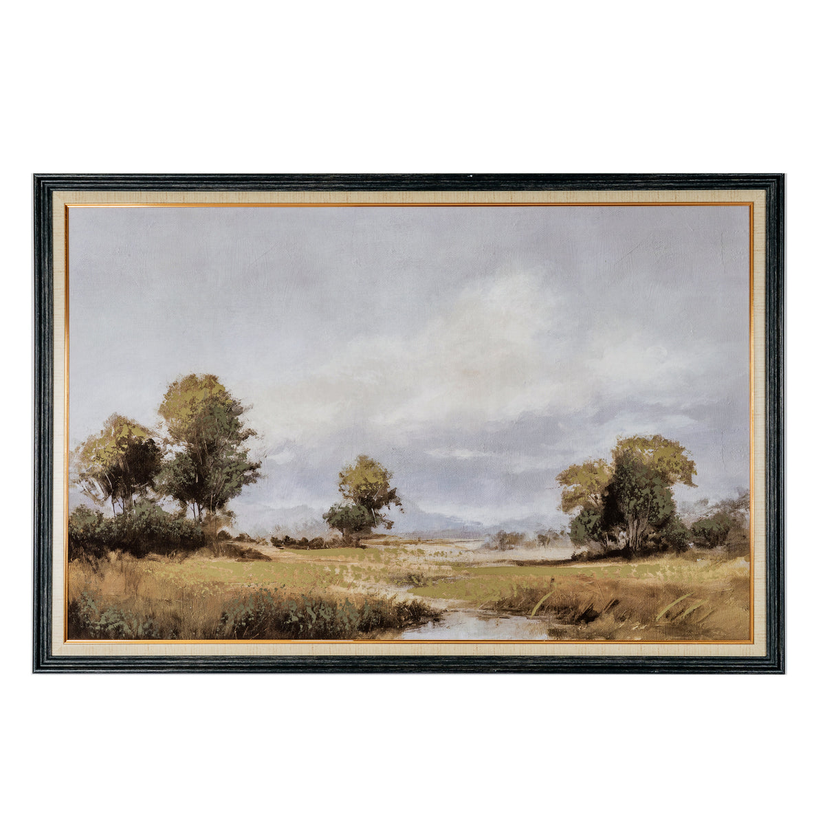 Brinkburn Spring Landscape Framed Canvas