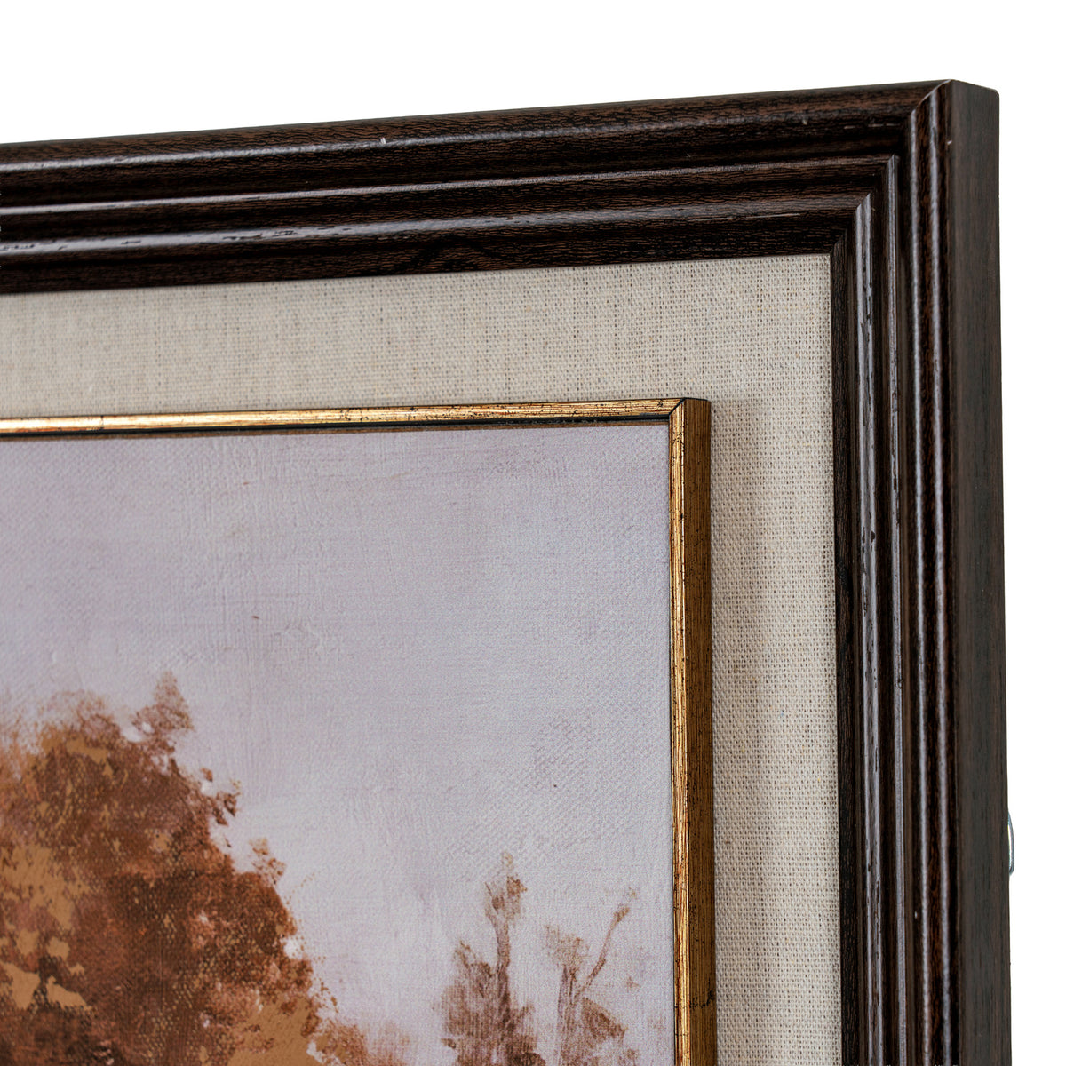 Brownieside Autumn Landscape Framed Canvas