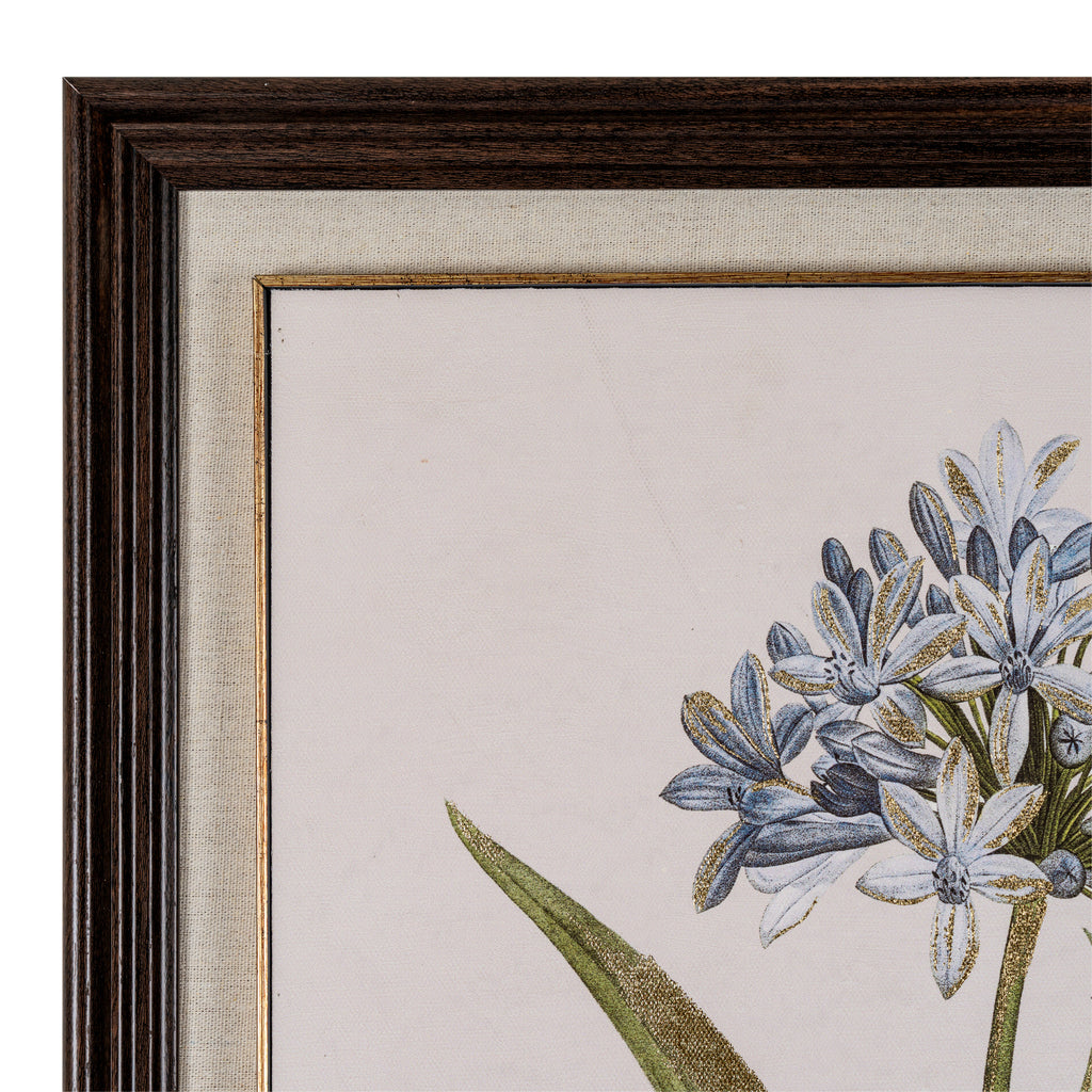 Burradon Blue Wildflower Framed Art