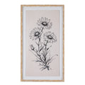 Sketchbook Daisies in Frame