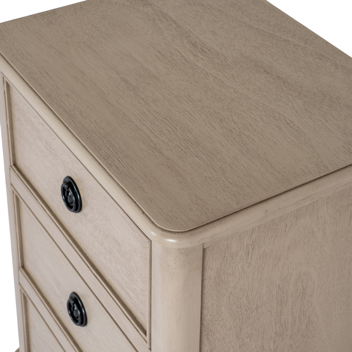 Broomley Wooden 3 Drawer Bedside Table