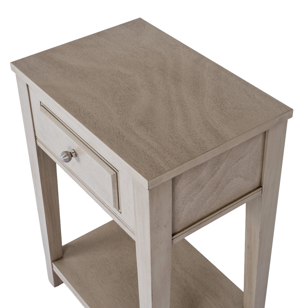 Ayle One Drawer Side Table With Shelf