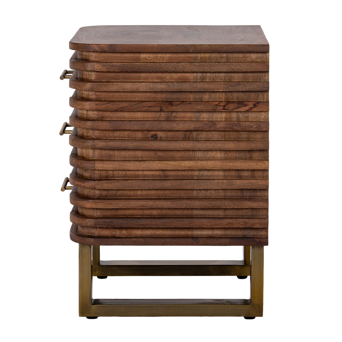 Goswick Three Drawer Side Table