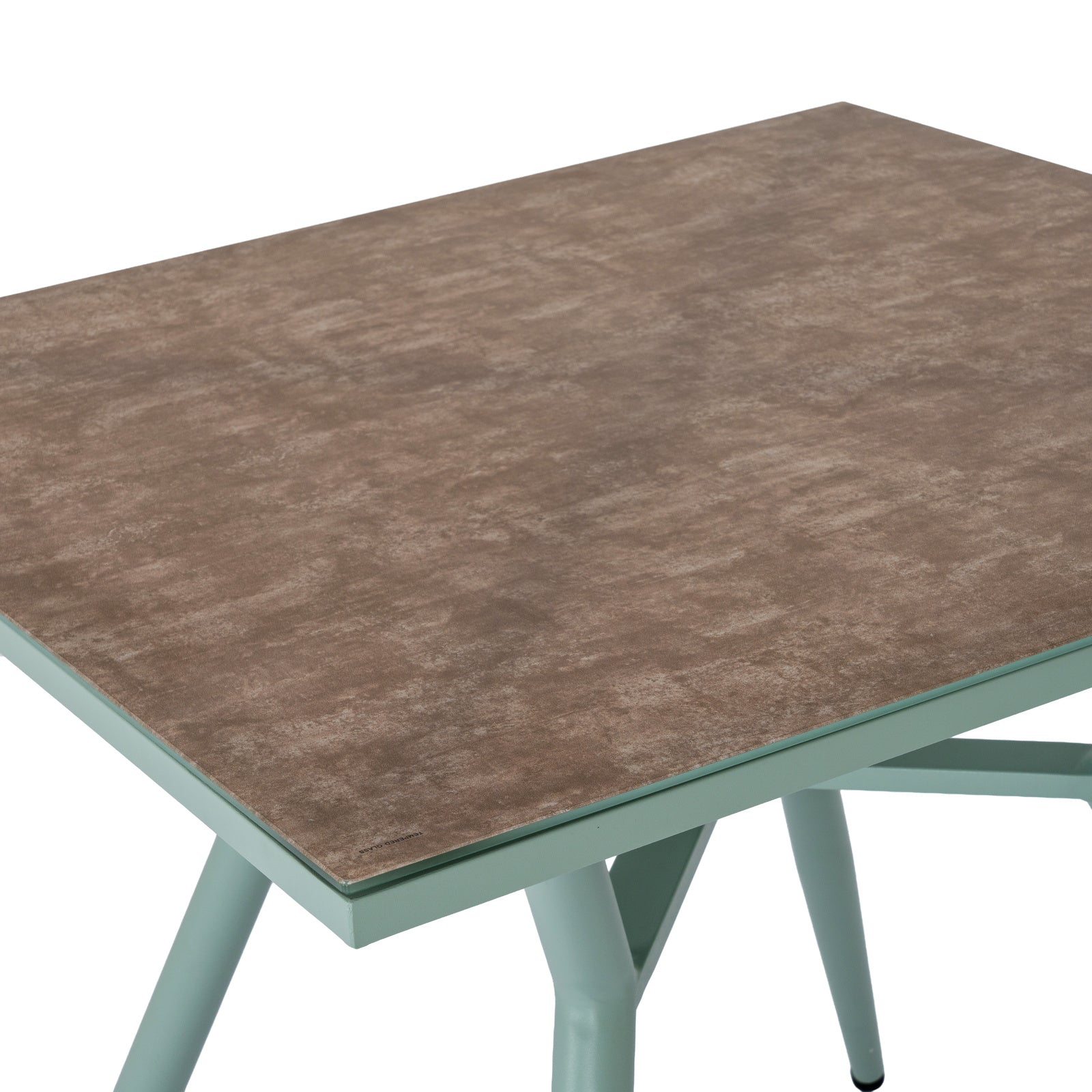 Fourstones Glass Top Garden Table