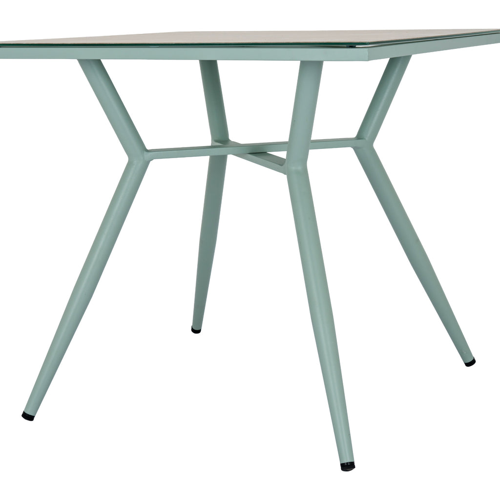 Fourstones Glass Top Garden Table