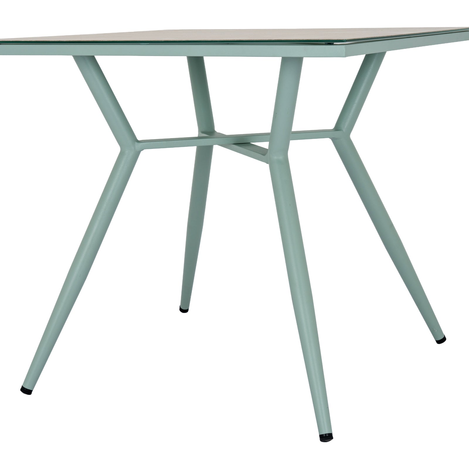Fourstones Glass Top Garden Table