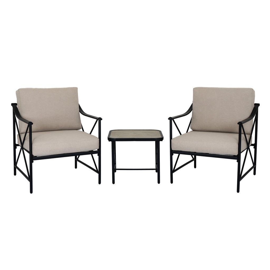 Newbrough Woven Outdoor Bistro Set