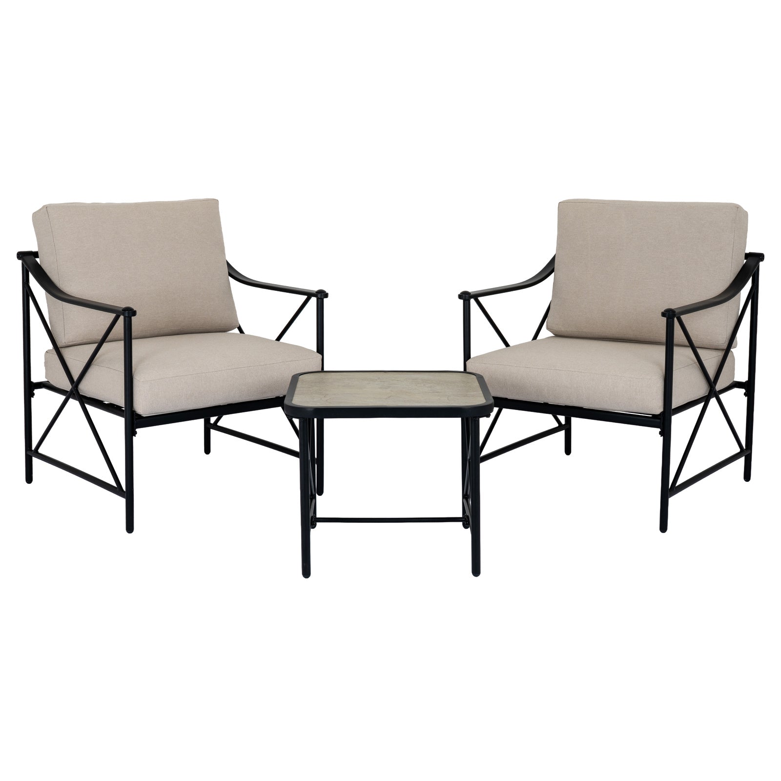 Newbrough Woven Outdoor Bistro Set