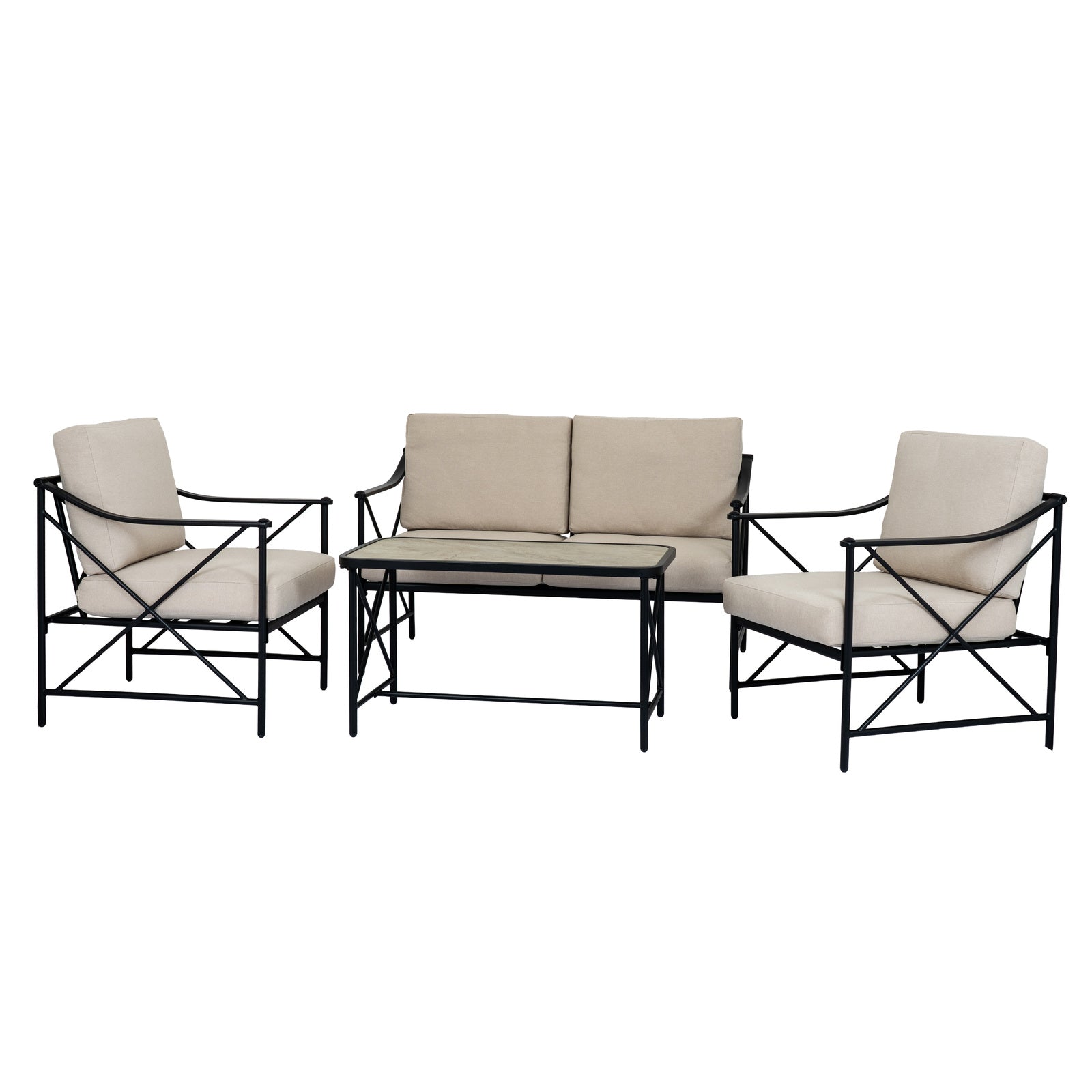 Espershields Woven Outdoor Lounge Set