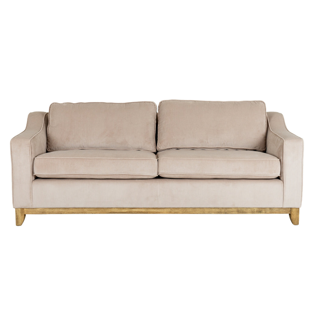Hazon Cream Three Seater Sofa