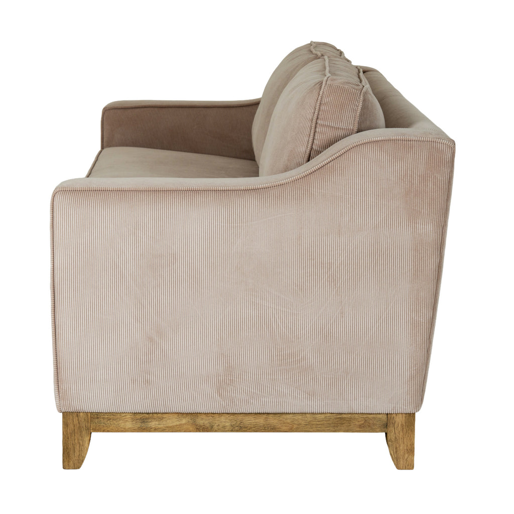 Hazon Cream Three Seater Sofa