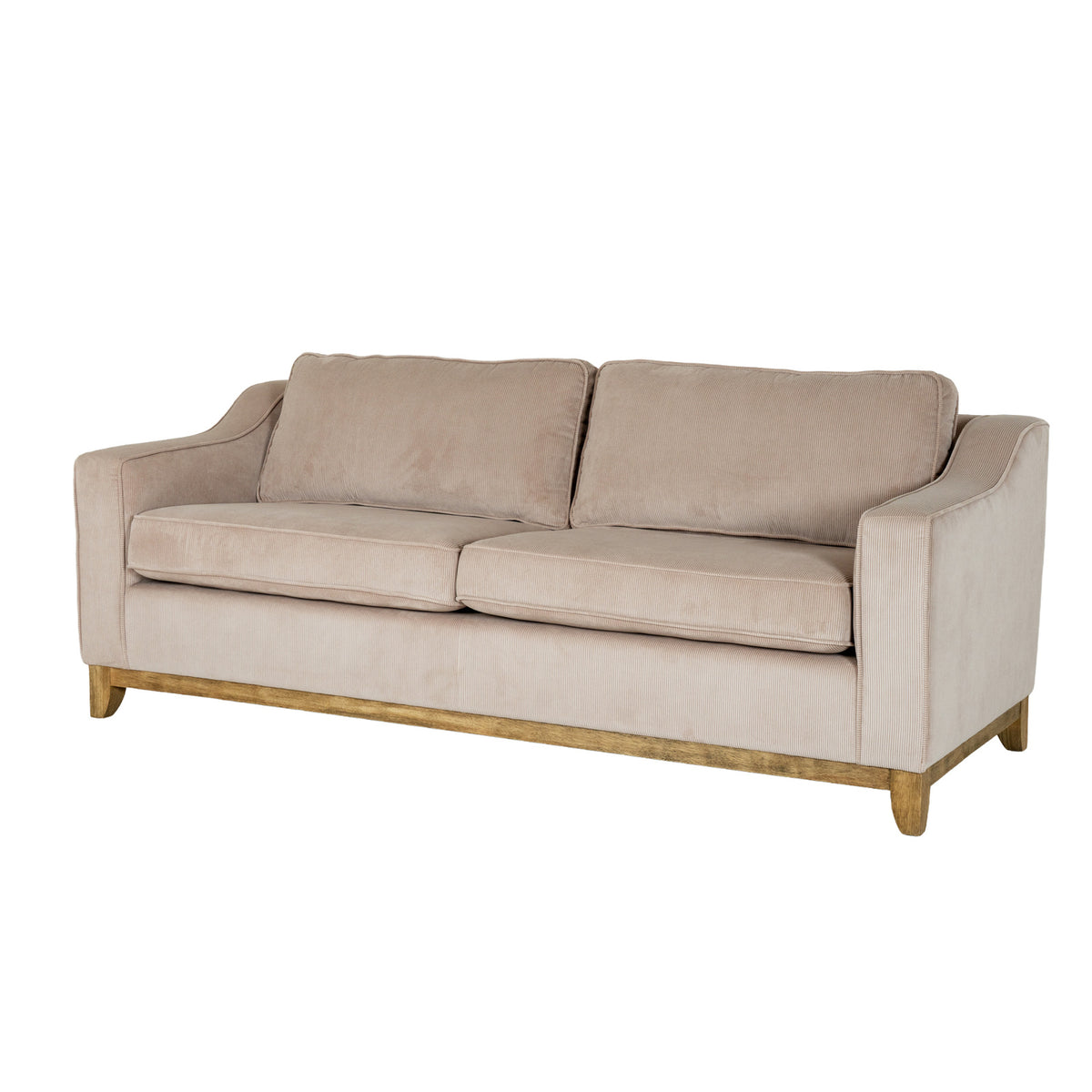 Hazon Cream Three Seater Sofa